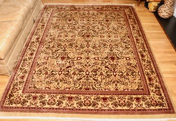 Ethan Allan Tabriz  Gold On Gold Hand Knotted Oriental Rug