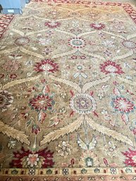 A Large Vintage Indo-persian Wool Rug