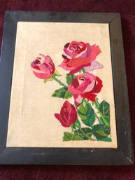 Knitted Roses Art