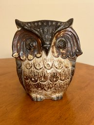 Vintage NapcoWare Owl Hanging Or Tabletop Planter Boho Decor 5 Inches