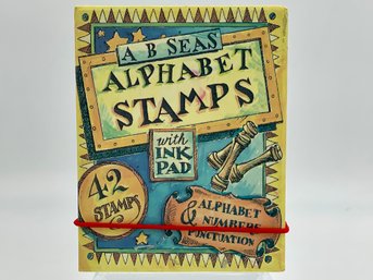 A. B. Seas Box Of Alphabet Rubber Stamps