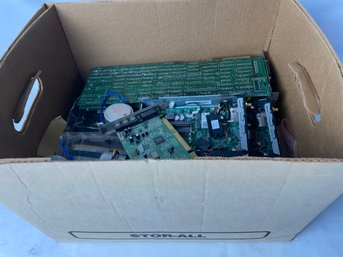 Box Of Fuses And Motherboards