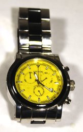 Croton Chronomaster Stainless Steel Wristwatch Quartz Movement