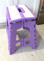 Purple Collapsible Step Stool