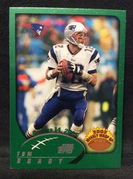 2002 Topps Tom Brady Weekly Wrap Up - L