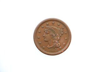 1853 Large Cent Penny Coin