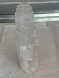 Selenite Tower, 4LB , 10 Inches Tall