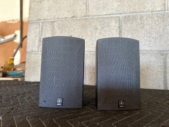Pair Of Yamaha Table Top Speakers Untested
