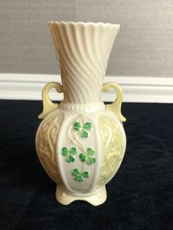 Belleek 2-handled Vase