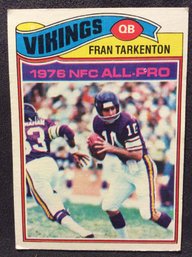 1977 Topps Fran Tarkenton - L