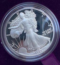 1989 American Eagle Silver One Dollar Proof