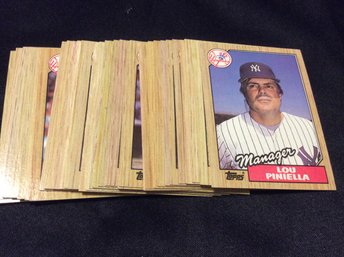 1987 Topps New York Yankees Team Set - L