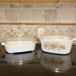 A Pair Of Corning-ware Casseroles