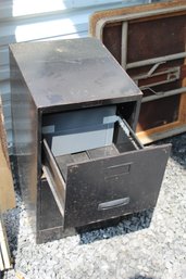 2 Drawer File Cabinet No Key