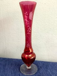 Cranberry Vase