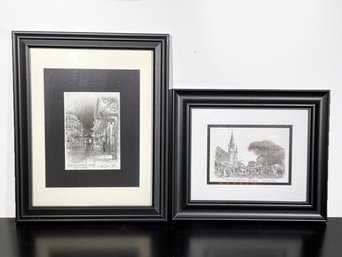 A Pair Of New Orleans Themed Lithographs