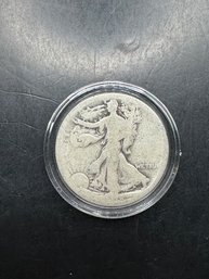 1918 Walking Liberty Silver Half Dollar