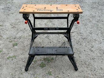 A Black & Decker Workmate 300 Wood Top & Metal Base Work Table