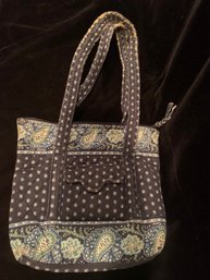 Fabric Patterned Quilted Purse