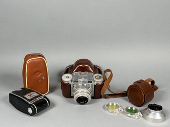 Vintage Cameras Including Paxette