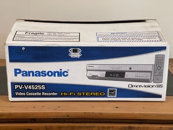 Panasonic Video Cassette Recorder Model No. PV- V4525S