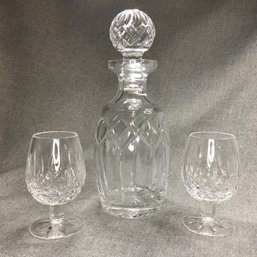 Fabulous $425 Brand New WATERFORD CRYSTAL Three Piece Set - Very Pretty Set - Look Unused - Very Nice !