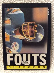 1985 Topps Dan Fouts - L