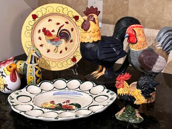 Chicken And Egg Themed Majolica And More Decor