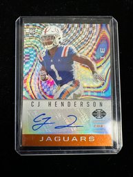 Signed - Cj Henderson 2020 Panini Illusions Rookie Card