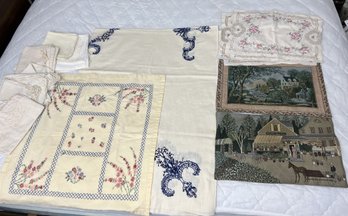 Antique Linen, Lace & Embroidery Collection