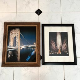 A Pair Of New York Photographs Framed