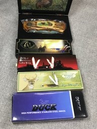 Lot Of Five - Brand New Pocket Knives - Over $300 Retail - Clearance Prices Total Over $250 - Frost Cutlery