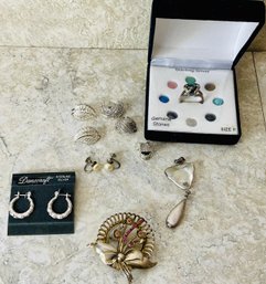 Large Lot Of Sterling Silver Jewelry