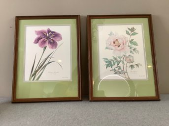 Pair Of Elsa M Felsko Floral Prints