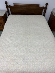 Thomas Jefferson Woven Colonial Bedspread, Full Size 96' X 110'