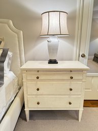 PAIR Hickory White French Country Side Chests