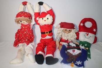 Lot Of Five Hanging Christmas Decoration