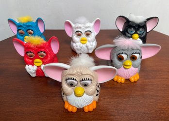Group Of Six McDonald's Furbys From 1998