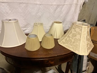 Group Of 6 New Lamp Shades