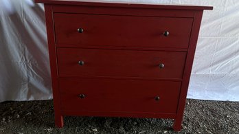 Red Chest Of Drawers