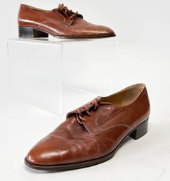 A Pair Of Leather Oxfords By Bally - 9.5