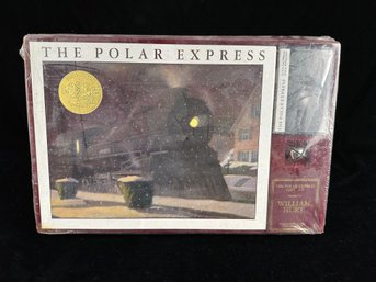 Vintage 1989 The Polar Express Book Gift Set Read By William Hurt Cassette