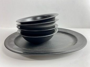 Pfaltzgraff Platter And Bowls (5)