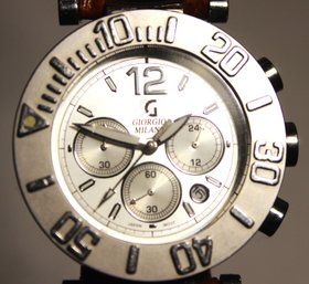 Giorgio Milano Stainless Steel Japan Quartz Movement Wristwatch