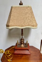 Attractive Tall Table Lamp In Good Working Condition