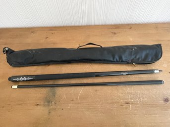 Cuetec Warp Resistance 2 Piece Graphite Pool Cue W/ Case