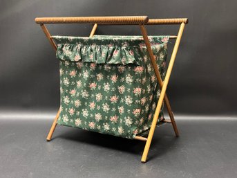 A Fabulous Vintage Knitting Basket