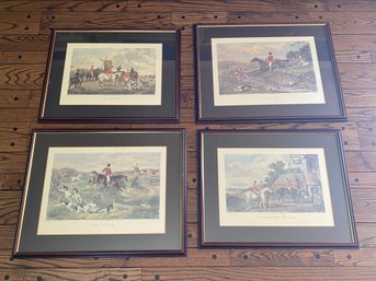Set Of 4 - Fox Hunt Prints  - By W. Shayer