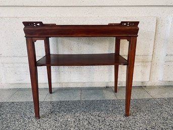 Chinese Rosewood 2 Tier Accent Table