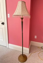 Floor Lamp Gold And Green Antiqued Finish
